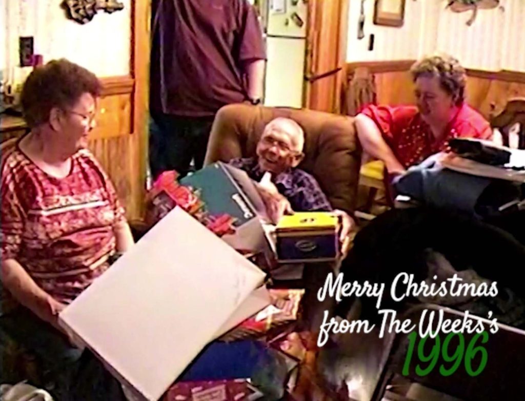 Mamaw and Papaw Weeks and Drithia - Christmas 1996